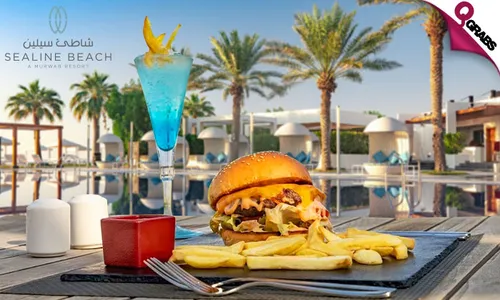 Pool & Beach Access with Meal at Sealine Beach Resort!